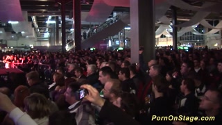 lesbian teen sex on public stage