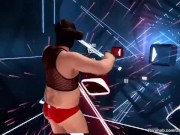 Beat Saber Mixed VR 01 part 1 of 4 playing, gaming