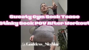 Sweaty Gym Sock Tease | Stinky Sock POV After Workout