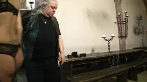 German Cutie Squirts Hard in BDSM Scene