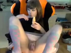 Solo webcam tranny masturbation