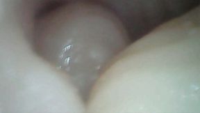 Vaginal penetration with endoscope a wet trip inside my friend