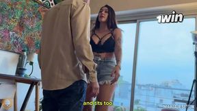 Mi novia MARIAJESUSOK me SEDUCE con su GRAN CULO y TETAS GRANDES si me pongo CELOSO. Ft. PELCONBARBA