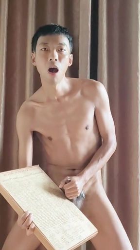 Powerful moment from &quot;Asian super boy cozy cabin cloakroom elegant masturbation moaning cum and eat cum&quot;