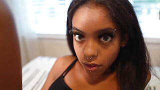 College Girls 18 Year Old Tiny Ebony Teen Gets Caught Skipping Class And Gets A Dick Lesson