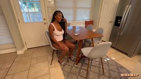 Pretty cam girl gets caught by stepdad's best friend