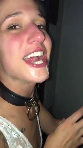 Teen amateur explores homemade glory hole fun
