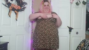 Desperate BBW Orgasms in Sun Dress