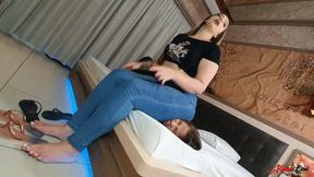SLAVE PAYS PUNISHMENT FOR RESTING IN HER MISTRESS'S BED - CLIP 3 FULL HD - NEW KC JANUARY 2023!!!