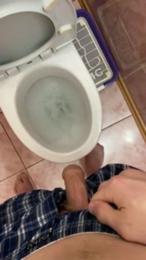 Male Peeing And Washing