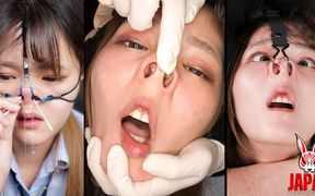 Mari Kagami Turns Into a Little Pig so We Can Watch Her Snot Ooze Out of Her Nose
