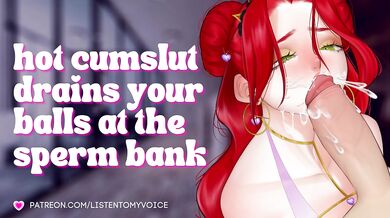 Slutty Receptionist Drains Your Balls at the Sperm Bank [Audio Roleplay] [Submissive Slut] [Cumslut]
