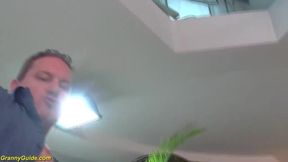 ugly saggy boobs 85 years old mom gets first time rough and deep doggystyle anal fucked by her big dick stepson