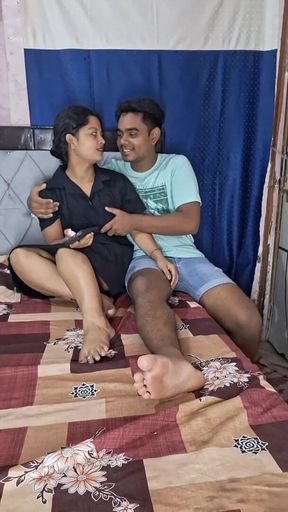 India Desi Bangali Younger Vabi Fast Alone Room Romantic Feelings