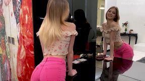 pornstar rebecca volpetti gets huge orgasms and a big cumshot facial from her fan