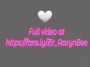 Gooned androgynous slut squirts all over themselves