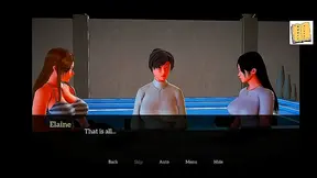 Small-Titted Teen Gets Intimate With Step-Family In Amateur Hentai Gameplay