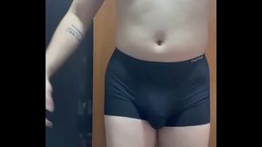 HOT Korean Guy SELFIE On Bedroom Showing Hairy