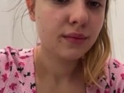 Extreme masturbating in the locker room