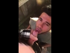 Cute cock sucker and cum eater