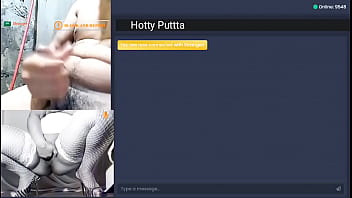 Cumtribute to Hotty Puttta on random chat