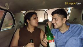 Party Sex with Indian MILF in Car