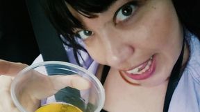 hot yellow piss scenes - car & pool pee play