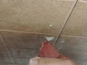 Failed edging turns into rope of cum