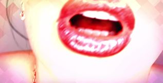 Im Coating My Pretty Lush Mouth in Sexy Red Lipstick. Im Going to Tease and Taunt You with My Perfect Mouth