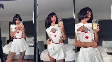 Tattooed stepsis shaved pussy drips while getting her tight cunt wrecked
