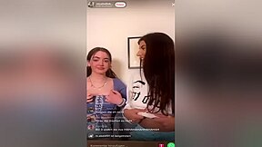 Nicole Dobrikov Flashing Her Tits With Her Friend
