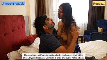 Jyoti forgets her conference and becomes slut of Piyush