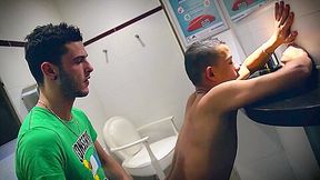 MenoBoy - Breaking an Arab Ass in the Restroom