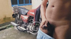 Pakinoon Got Horny On Rainy Season, Masturbate On An Open Area And Quickly Finished Cum In The Fear Of Getting Caught Red Han