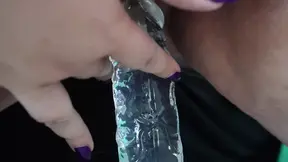 My Medium-sized Silicone Dildo and I in Hot Action