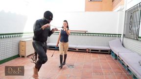 Domina Ghalia trains her pony