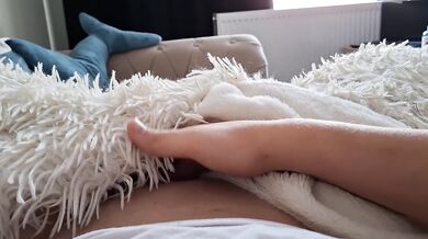 Unnoticed by everyone, she jerked off and then licked my pussy, lesbians, homemade, LGBT