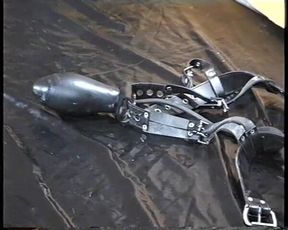 Fisting and catheter in rubber