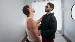Mustached Hottie Theo Dore Takes Control