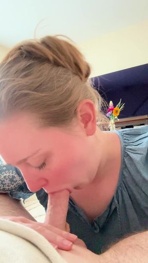 Slow and Sexy Blowjob From Wife