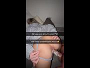 Tight 18yo California College Slut Cheats on Boyfriend bc of PS5 – Messy Snapchat Creampie