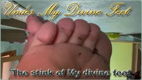 The stink of My divine feet