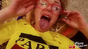 Blonde Deepthroat Big Cock, Double Penetration And Cum On Face Pov