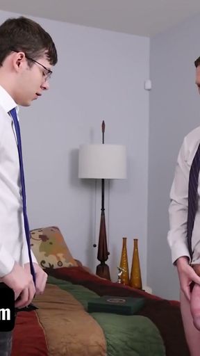 Stepson Dakota Lovell Always Admires His Dilf Stepdaddy And Loves How Much Attention He Gives Him   Clip 1