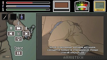 my assistant girl watches me drive away a flying ghost with my dick, filling her pussy with cum