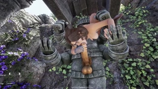 Beasts in the Sun Sex Game version 7 #12 Tomb Rider parody Porn game