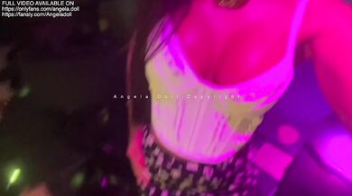 Angela Doll - An horny guy fucks me without asking my opinion in the trunk of his car