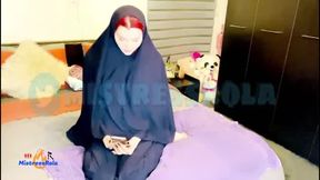 armpit with hijab video call sex virtual with boyfriend