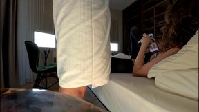 Incredibly Beautiful College Girl Comes for a Fashion Shoot Turns Out It Was Porn for Ignoring Handjobs