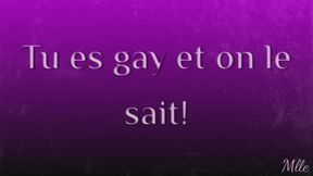 Tu es gay et on le sait